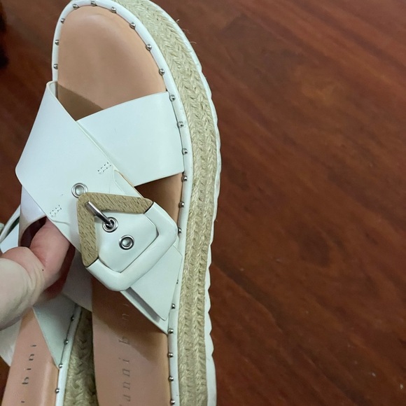 Gianni Bini White Sandals resort vacation preppy festival spring summer - Picture 10 of 14
